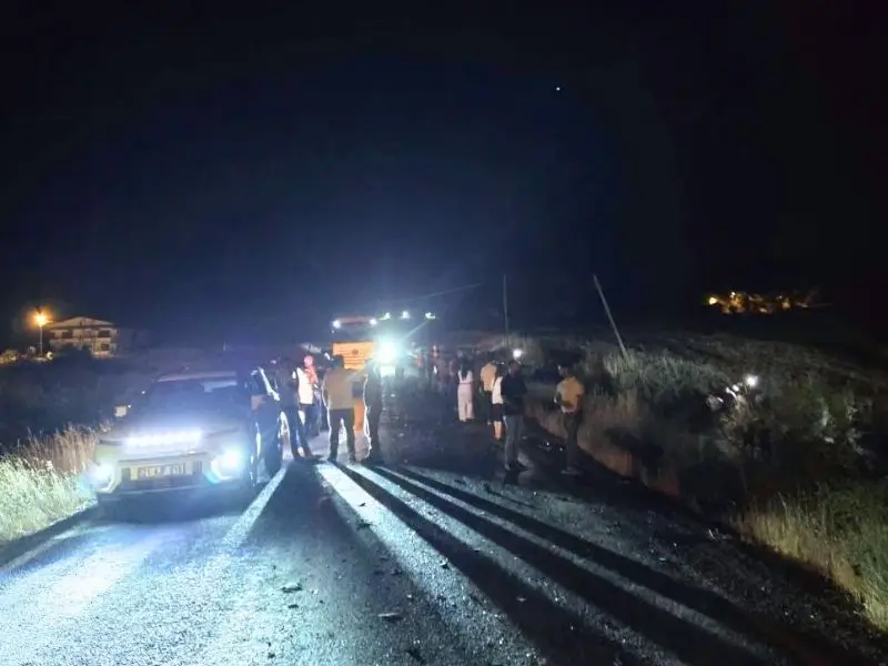 Lice Yolunda Hatalı Sollama Katliamı: Tırla Çarpışan Otomobil Tarlaya Uçtu! (2 Ölü, 1 Yaralı)